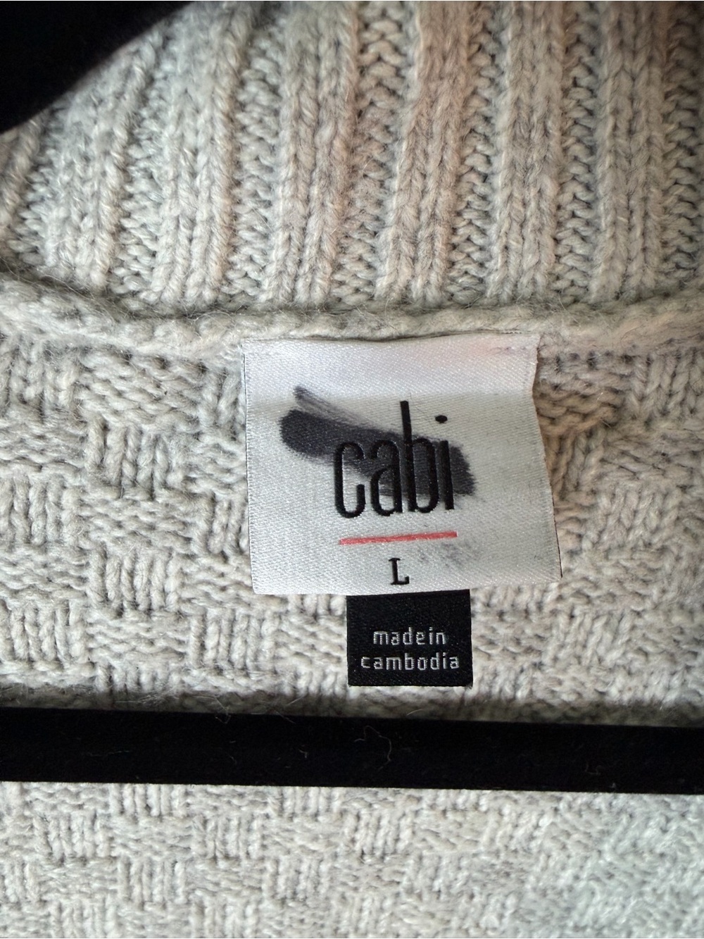 CAbi NWOT Open-Front Shawl Collar Cardigan - Light Gray Size Large 💕🩶 - Picture 2 of 7